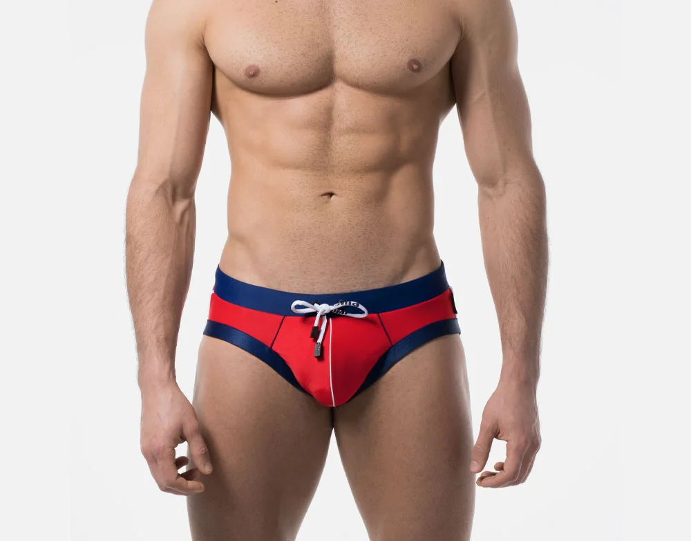 Red/navy Waterbrief | PUMP! Underwear | 1
