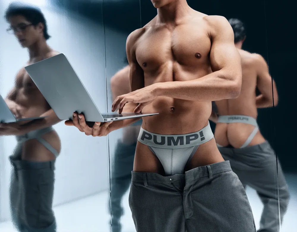 Gray Classic Jockstrap - Image 11