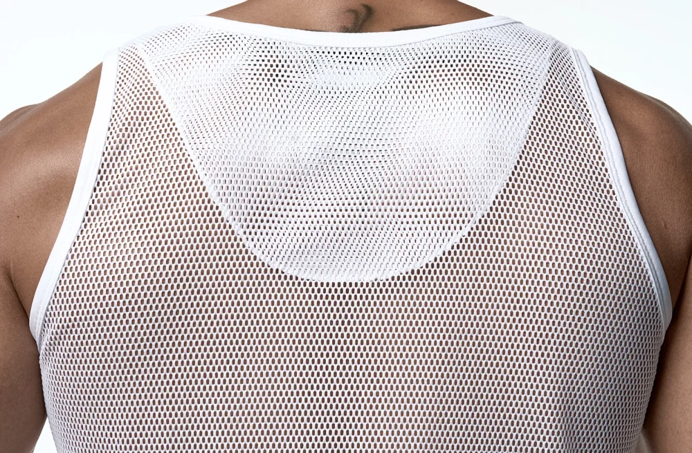 White Mesh Tank Top – PUMP! Underwear & Swimwear