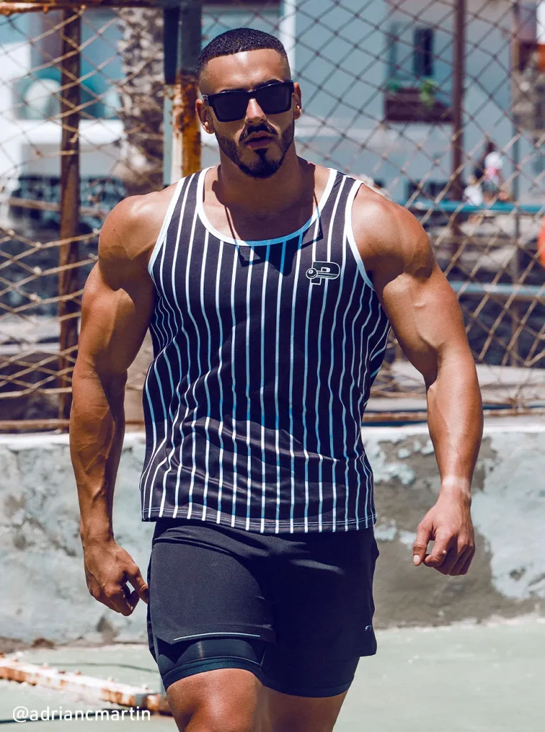 Black Striped tank