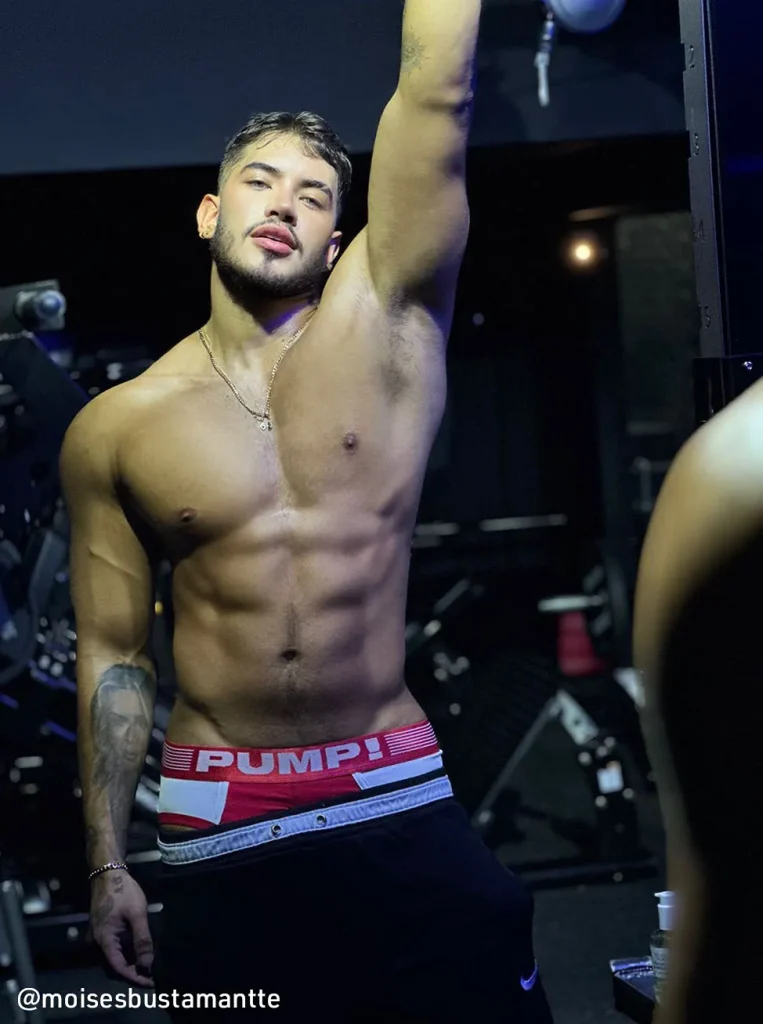 Red ribbed brief
